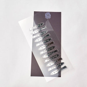 Winona Irene Sardine Sticker Sheet | 12 fish stickers | The Lake