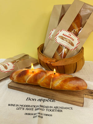 Bougie Parfumée Baguette Française