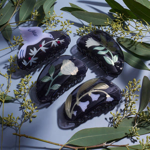 Winona Irene collection Cellulose acetate hair claw | The Lake