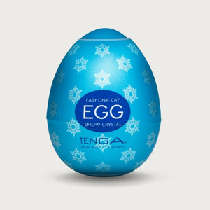 Snow Crystal Cooling Sensation Single-use stroker | Tenga Egg | The Lake