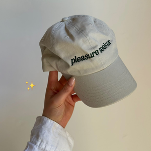 The Lake Pleasure Seeker Dad Cap in Stone colour
