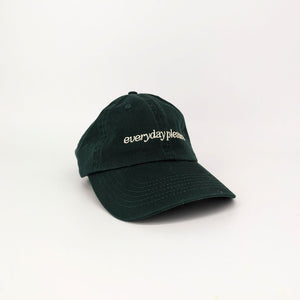 The Lake Everyday Pleasures Dad Cap in Dark Green