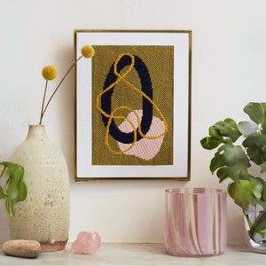 Breathe Needlepoint Kit | Wool and the Gang + DMC | The Lake
