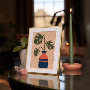 Monstera Needlepoint Kit | Wool and the Gang + DMC Tapestry | The Lake