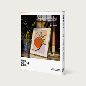 Paradise Needlepoint Kit | Wool and the Gang + DMC | The Lake
