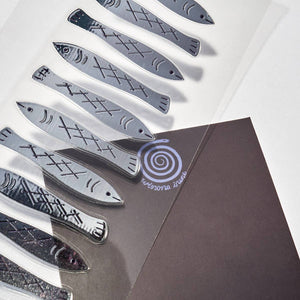 Winona Irene Sardine Sticker Sheet | 12 fish stickers | The Lake