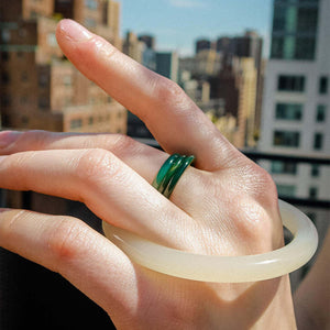 Nephrite Bangle Bracelet | Seree | The Lake