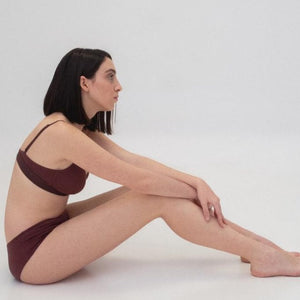 Nude Label Basic Bra in Mauve - The Lake