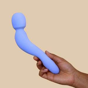 Dame Products Com Wand Massager in Periwinkle