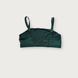 Tata TENCEL™ Mineral Bra Lite in Forest Green inside back | Huha Undies