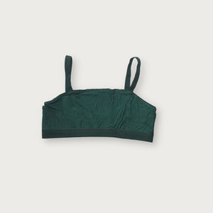 Tata TENCEL™ Mineral Bra Lite in Forest Green inside front | Huha Undies