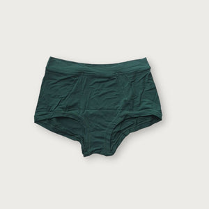 Forest Green TENCEL™ High-Waisted Brief front | Huha Mineral Undies