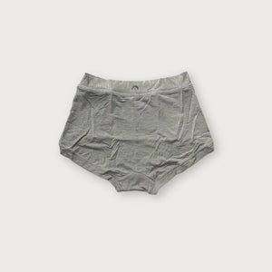 Grey TENCEL™ High-Waisted Brief back | Huha Undies
