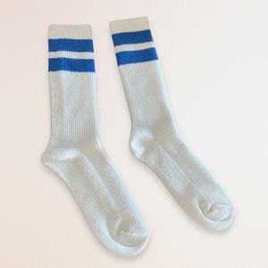 Super soft cashmere blend varsity socks | Le Bon Shoppe Grandpa Socks