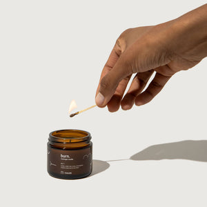 Burn no. 1 - 2oz skin-softening massage candle - Maude - The Lake