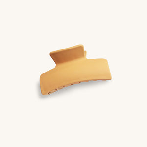 Yellow rectangle hair clip