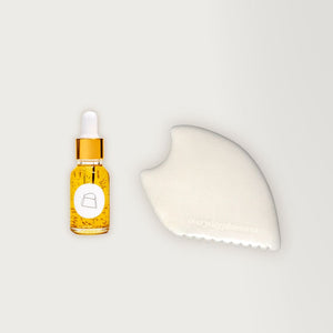 Coffret Gua Sha + Huile Jade Blanc
