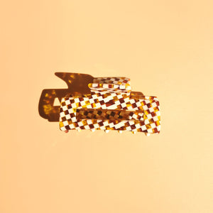Checker Hair Claw | Acetate Hair Claw | The Lake