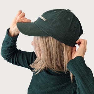 The Lake Everyday Pleasures Dad Cap in Dark Green