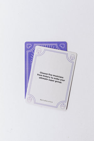 Actually Curious Culture Edition  - A Conversation Starter Card Game - The Lake