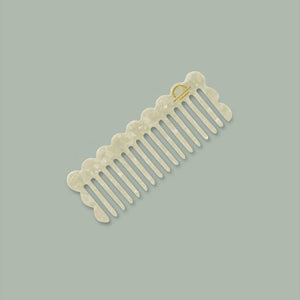 Acetate Rake Comb Pearl - The Lake