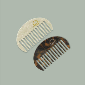 Acetate Round Comb Pearl