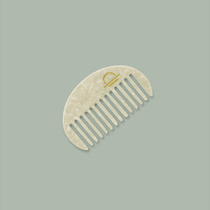 Acetate Round Comb Tortoiseshell - The Lake