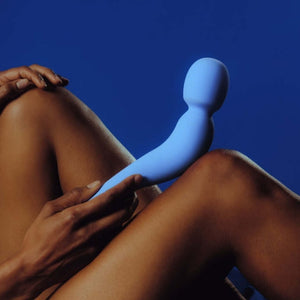 Dame Products Com Wand Massager in Periwinkle
