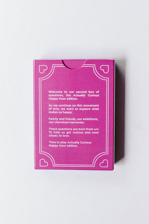 Happy Hour edition - A card game that explores dreams, ambitions and cherished memories - The Lake