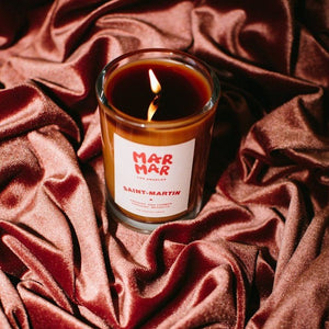 Chanvre, Nag Champa, Mesquite, Vervain scented candle by MarMar | The Lake