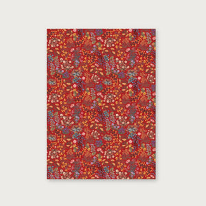 Red Plum Wrapping Paper Illustrated by Phannapast Taychamaythakool
