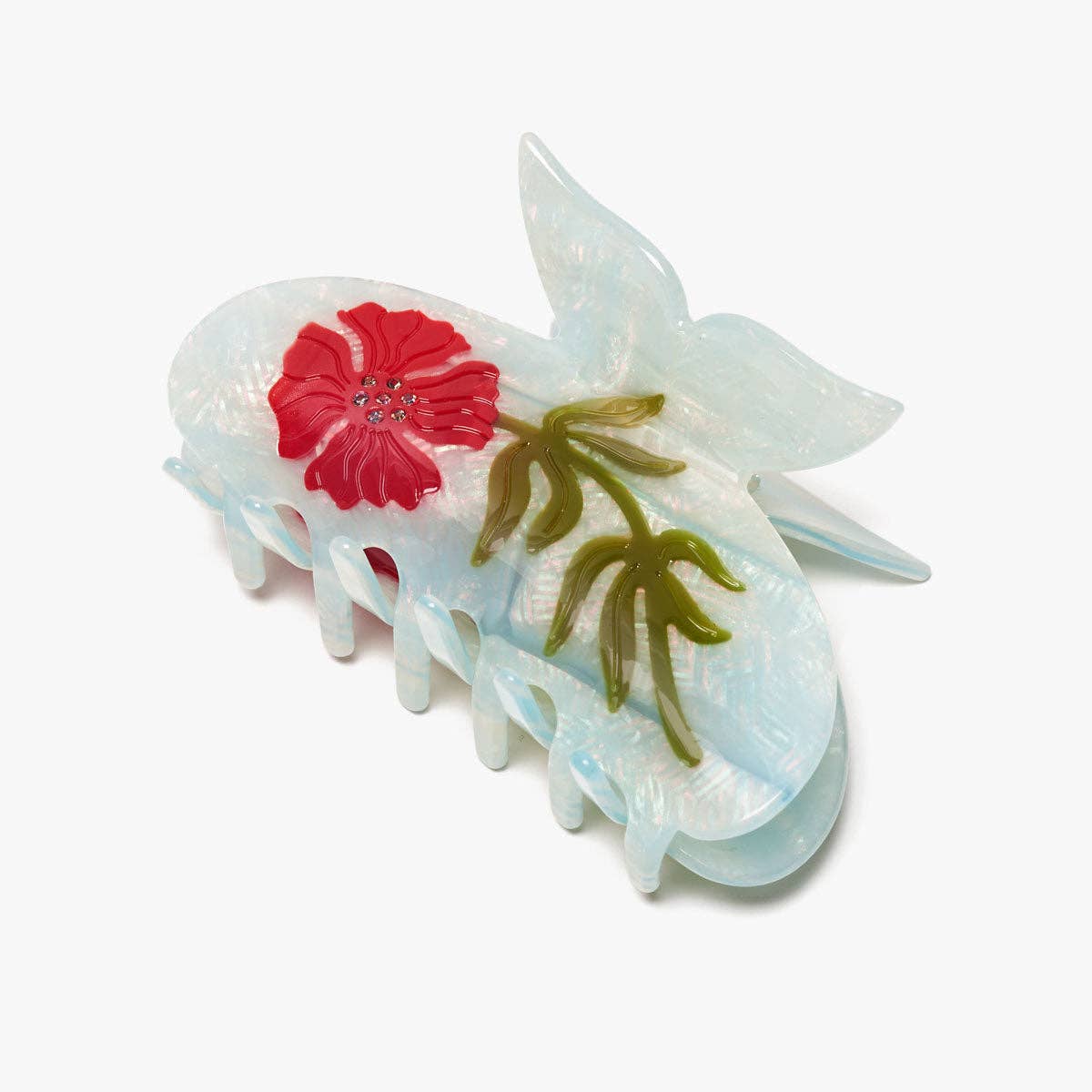  Winona Irene Demeter Hair Claw featuring Red Poppy | The Lake