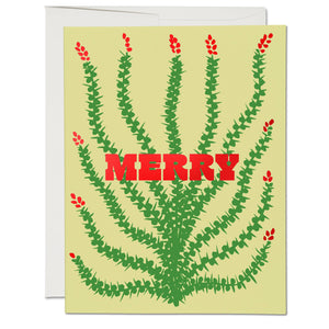 Holiday Cactus holiday greeting card