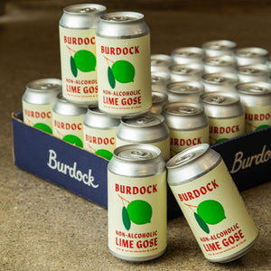 Non-Alc Lime Gose 24-pack | Burdock Brewery | The Lake