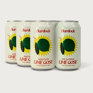 Non-Alc Lime Gose Sour 6-pack | Burdock Brewery | The Lake