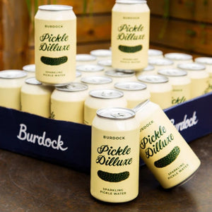 Pickle Dilluxe Sparkling Water 24-pack| Burdock Brewery | The Lake
