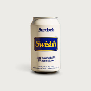 Swishh Non-Alcoholic IPA 355 ml can | Burdock Brewery | The Lake