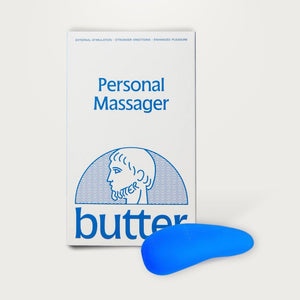 External Personal Massager for the perineum packaging with vibe | Butter | The Lake