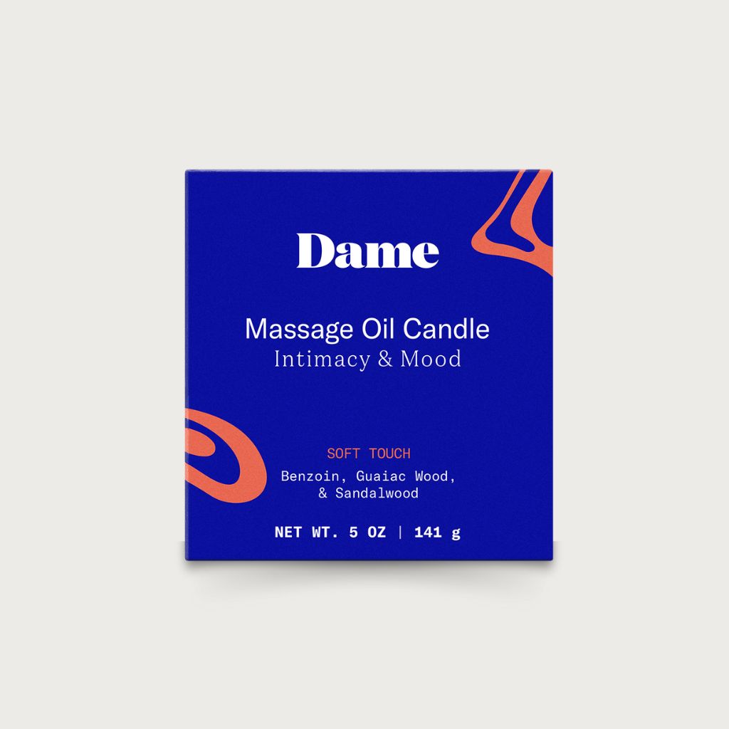 Soft Touch Massage Oil Candle | Dame Products | The Lake