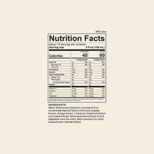 De Soi Spritz Italiano Nutrition Facts | The Lake