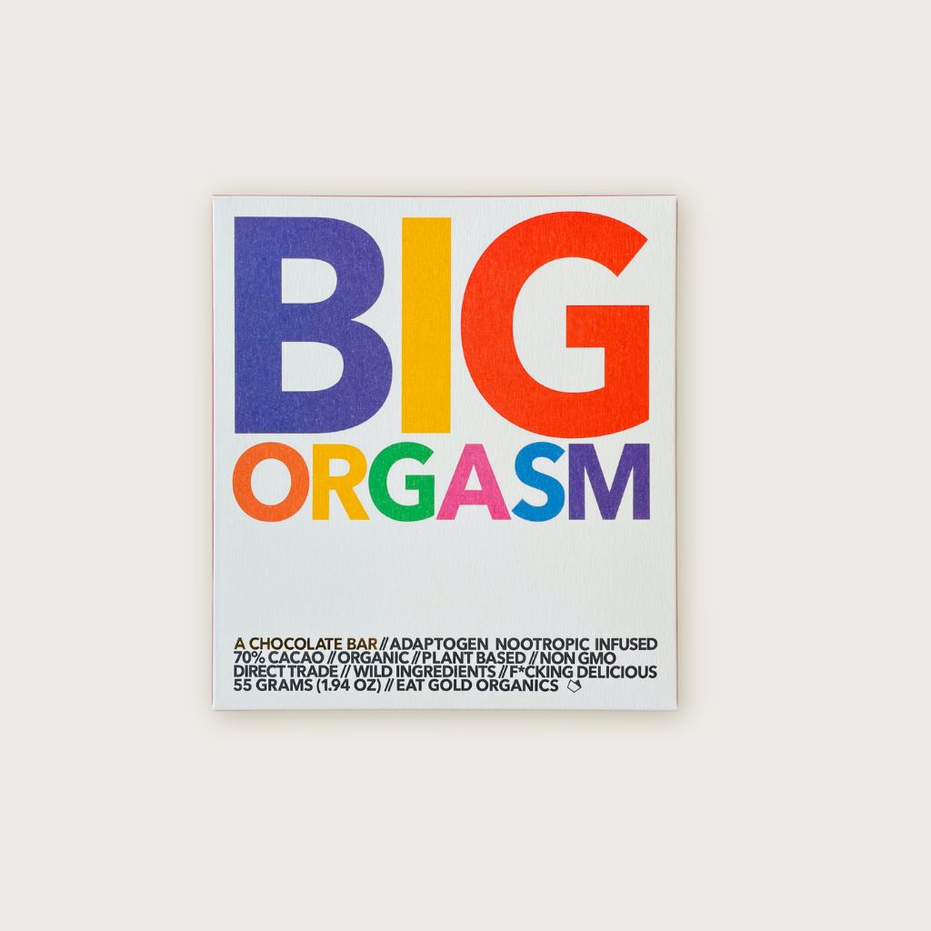Big Orgasm Chocolate maca, cordyceps | Eat Gold Organics | The Lake