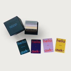 Hella Awkaward Cards | Start some good conversations 4 categories| The Lake