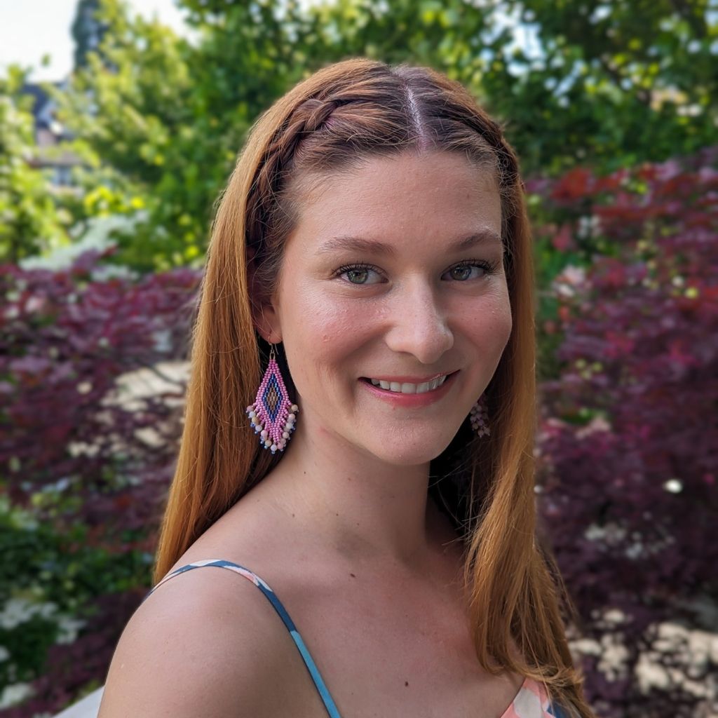 Pink BAASHKAABIGWANII earrings | Commanda Collective | The Lake