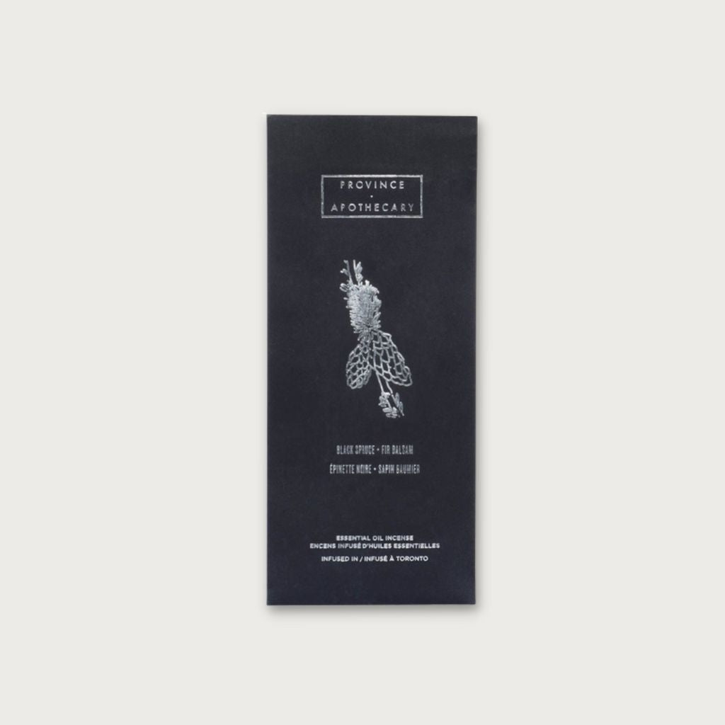 Black Spruce and Fir Balsam Incense Sticks | Province Apothecary | The Lake