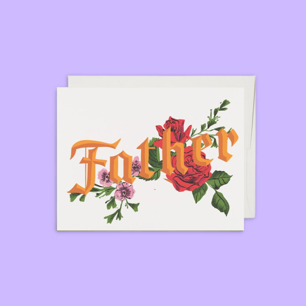 Tattoo Father&#39;s Day card by Dylan Mierzwinski | Redcap Cards | The Lake