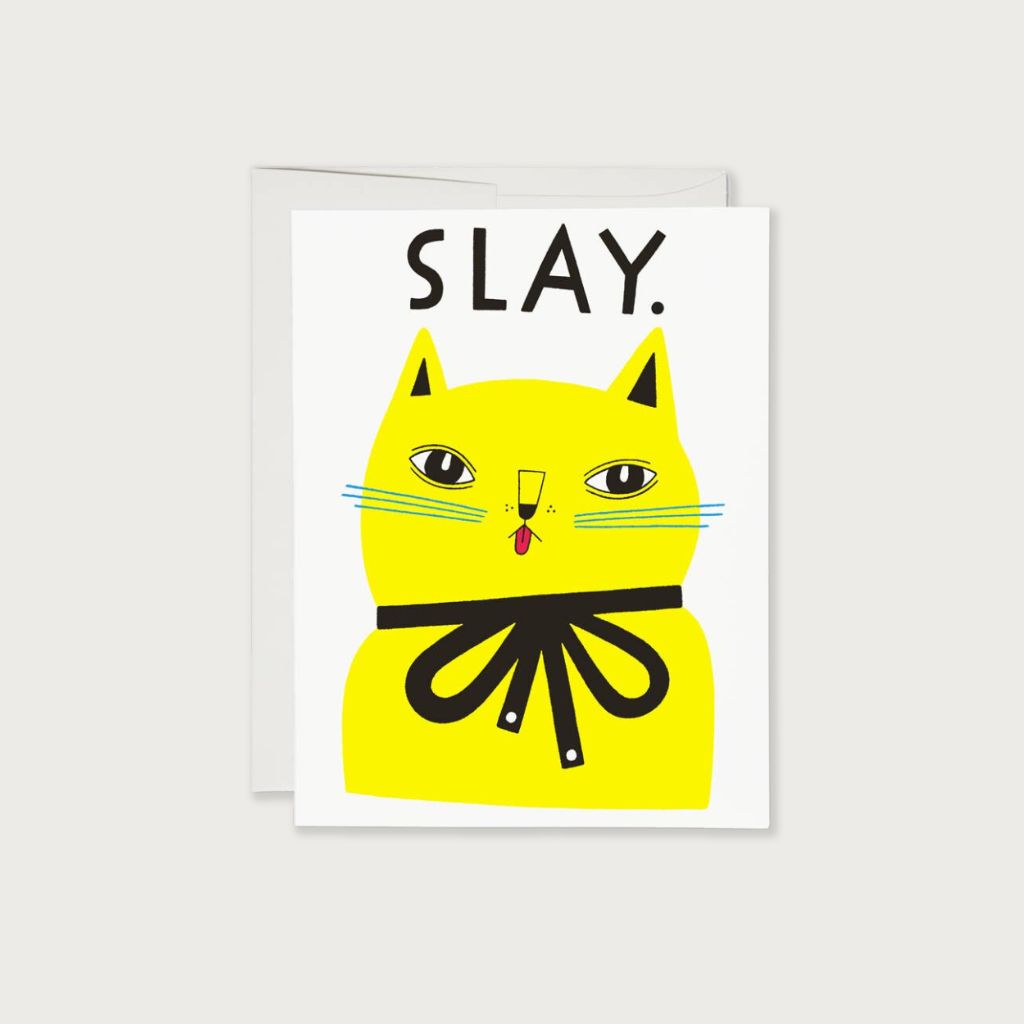 Slay friendship greeting card by Anke Weckmann | Redcap Cards | The Lake