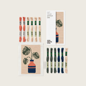 Monstera Needlepoint Kit | Wool and the Gang + DMC Tapestry | The Lake