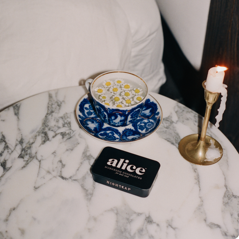 Alice Nightcap mushroom chocolates for deep sleep | The Lake