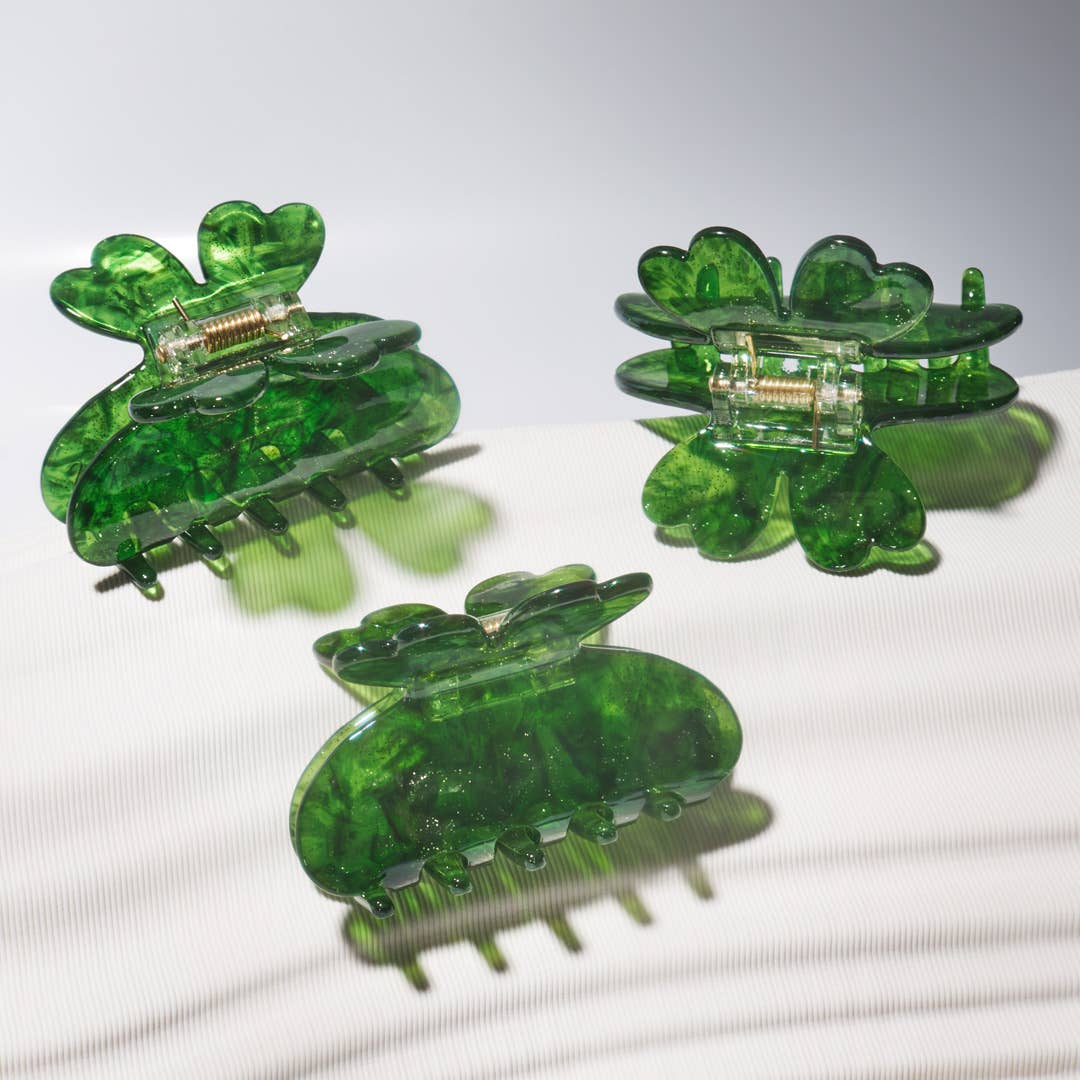 Winona Irene Four Leaf Clover Hair Claw | The Lake