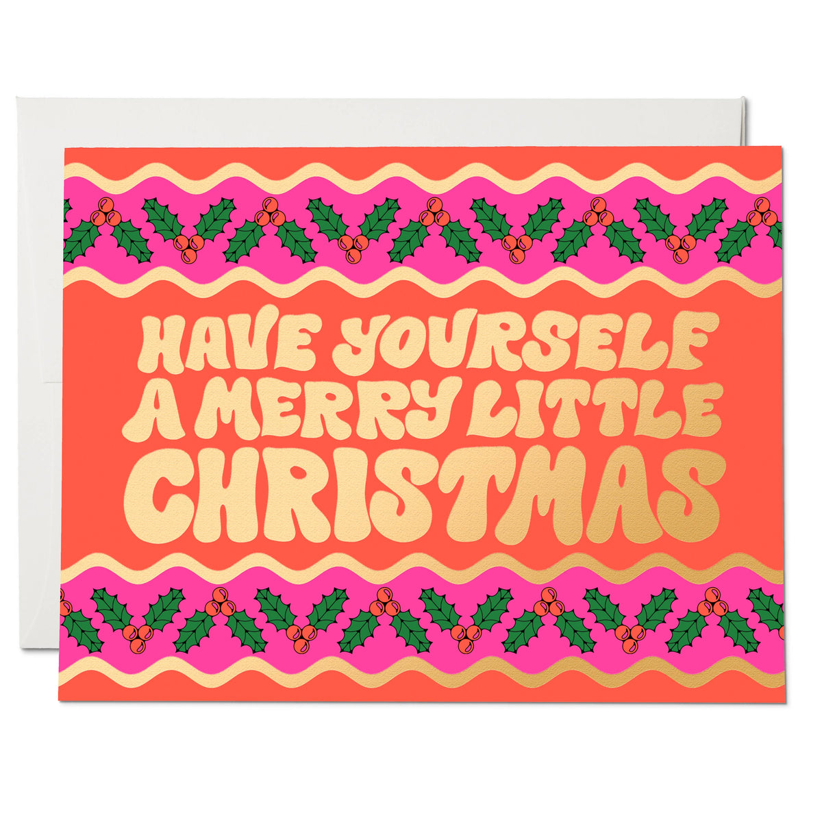 Christmas Sweater holiday greeting card | Red Cap Cards | The Lake